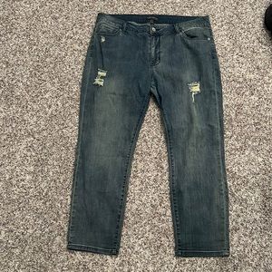 Forever 21 PLUS SIZE 20 distressed denim jeans